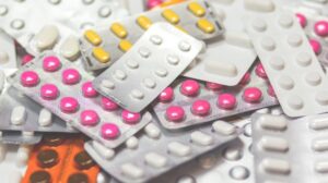 pile of pills together